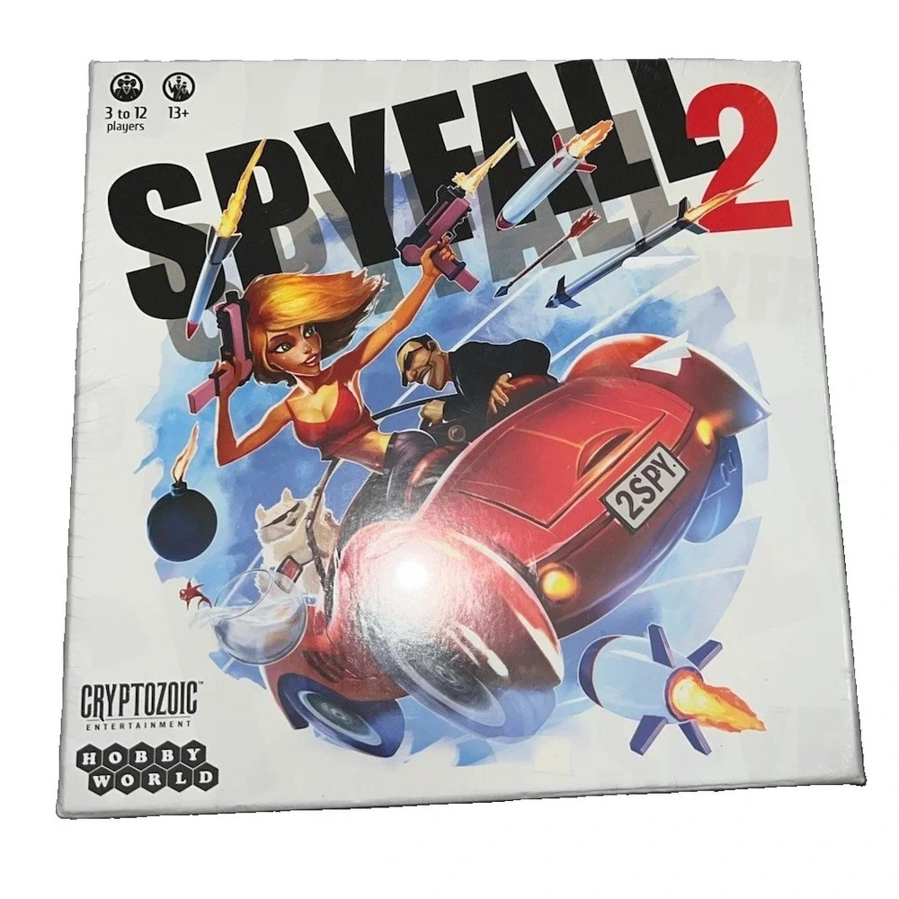 Spyfall 2 Party Deduction Board Game Complete In Box Cryptizoic Games(3/b34)